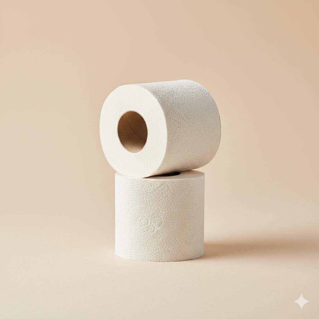 recycled toilet paper roll