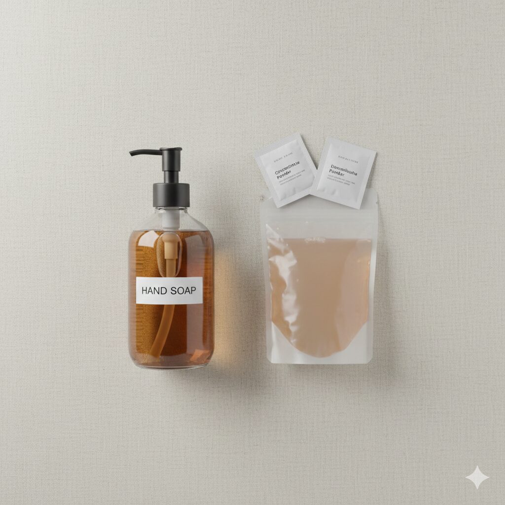 starter refill hand soap kit