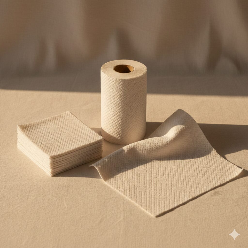 Bamboo reusable paper towels