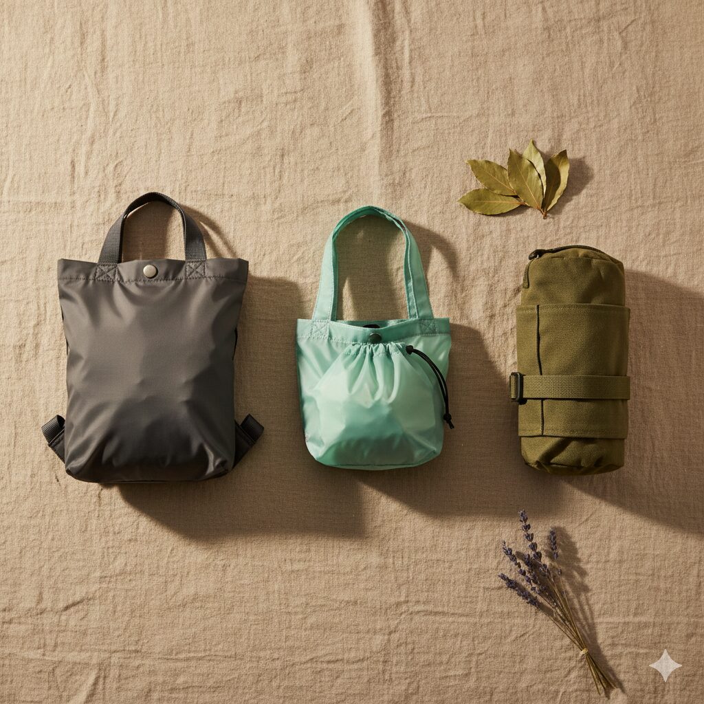 Lightweight foldable tote bag for eco-friendly travel