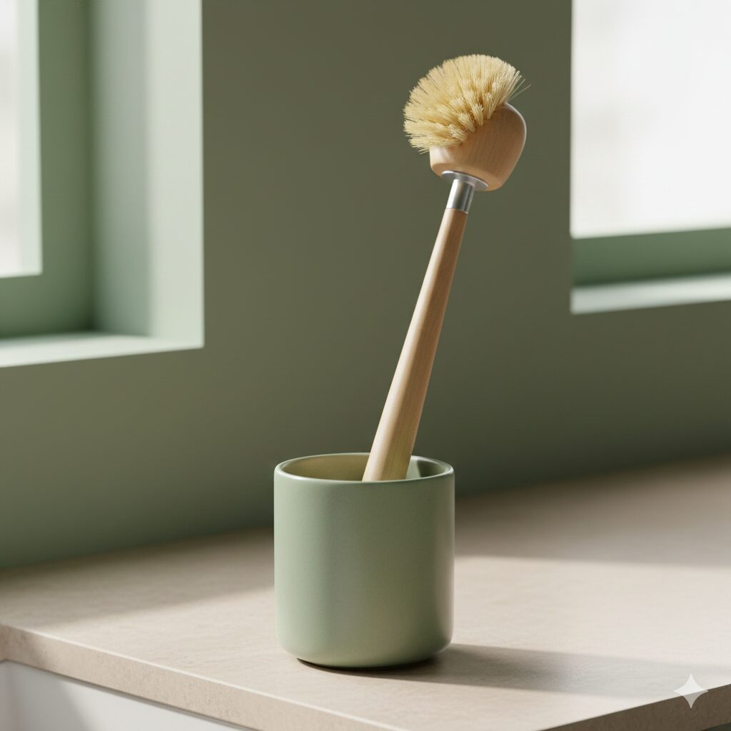 Replaceable head bamboo brush