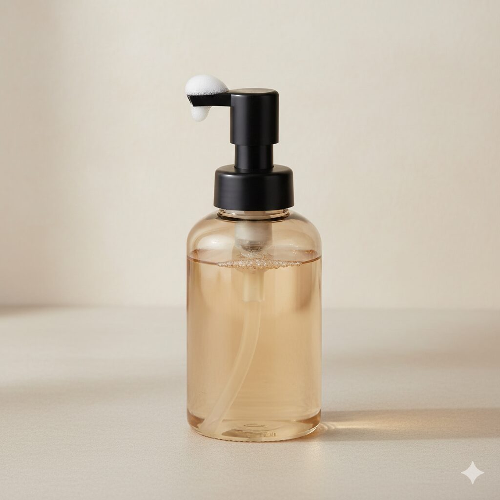 foaming soap dispenser bottle