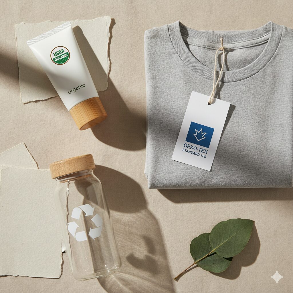 Eco-friendly product categories visual