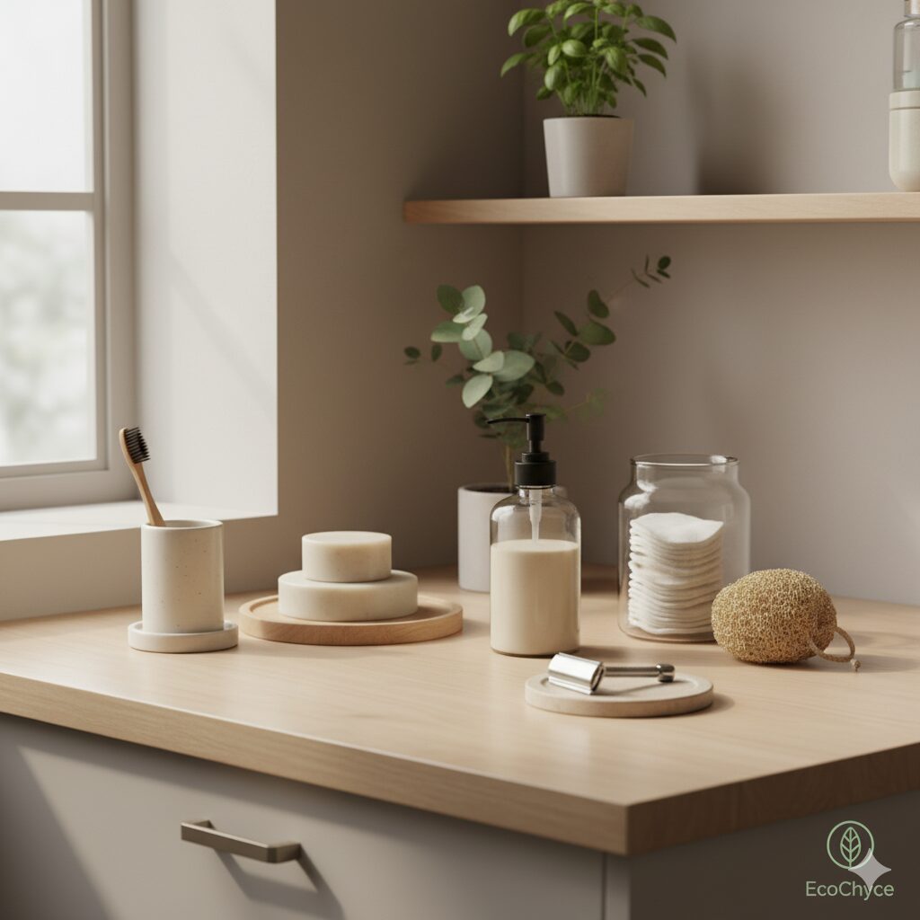 Eco-friendly bathroom swaps with less plastic