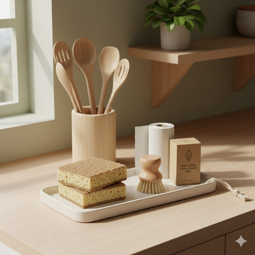 Biodegradable kitchen products