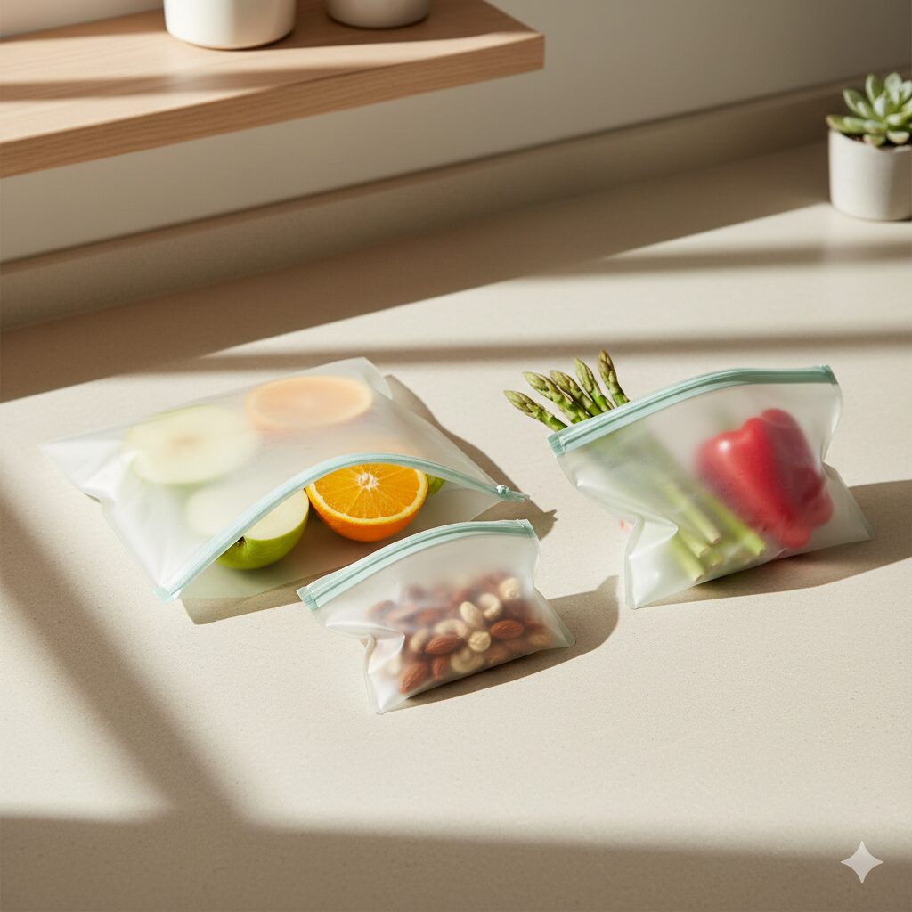 Compostable food storage bags