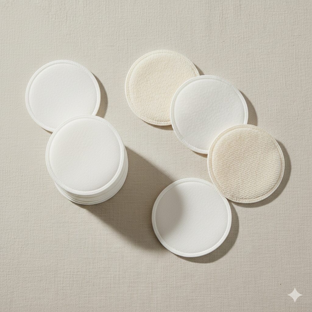 mixed texture reusable cotton rounds