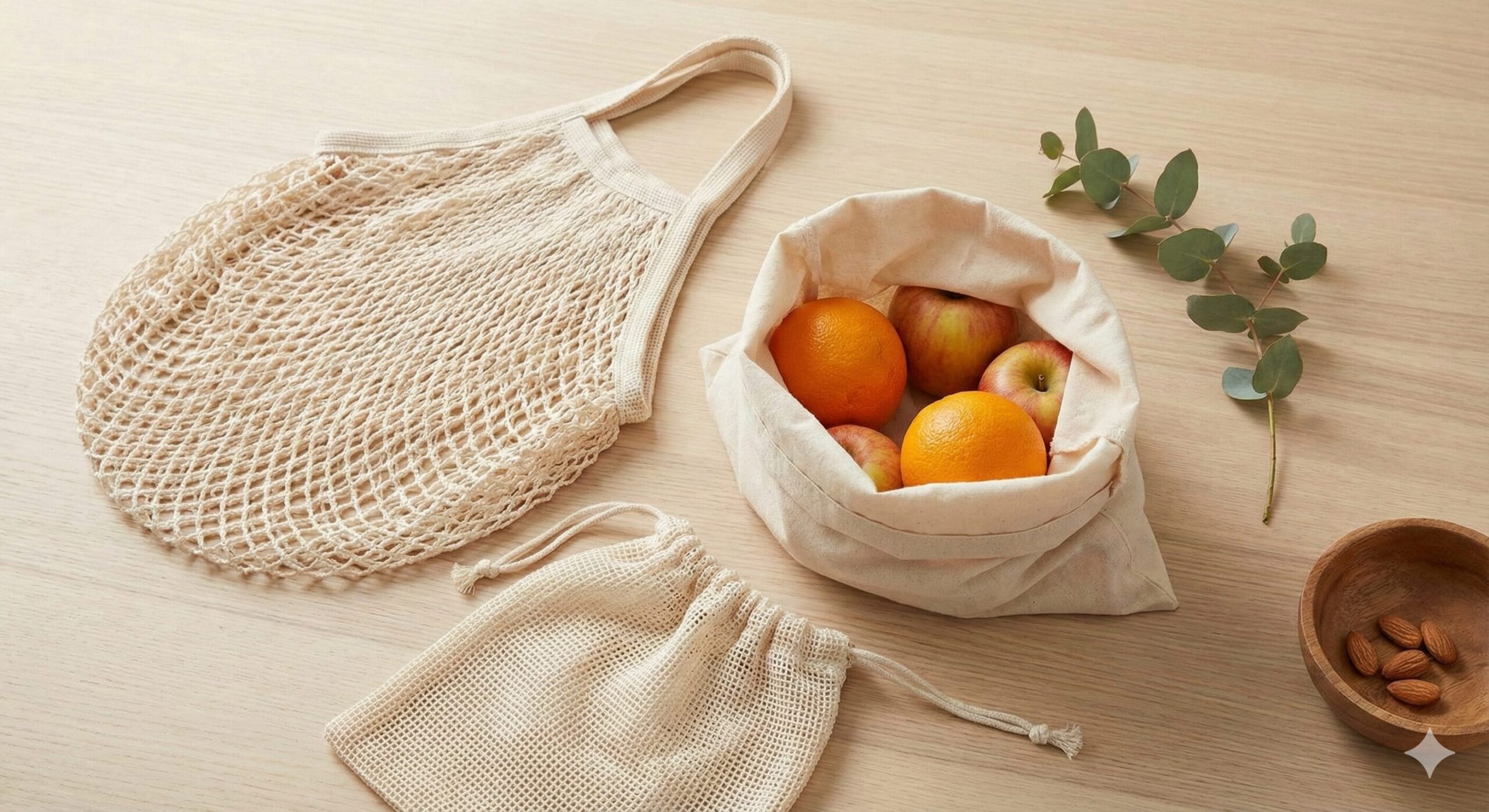 Reusable Cotton Produce Bags